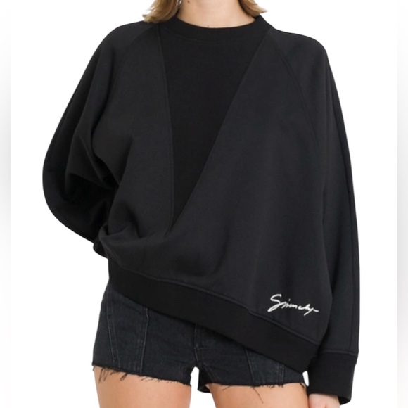 Rare Givenchy Bat Sleeve Cropped Crewneck - Picture 1 of 7